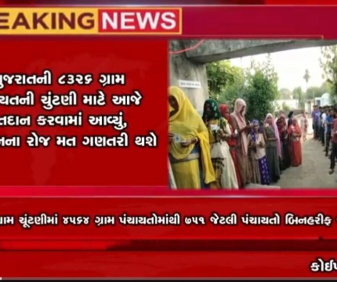 ગુજરાત રાજ્યના તમામ ગામડાઓમાં ગ્રામ પંચાયતની ચૂંટણીમાં જૂની પરંપરાગત રીતે મતદાન કરવામાં આવ્યું !!!